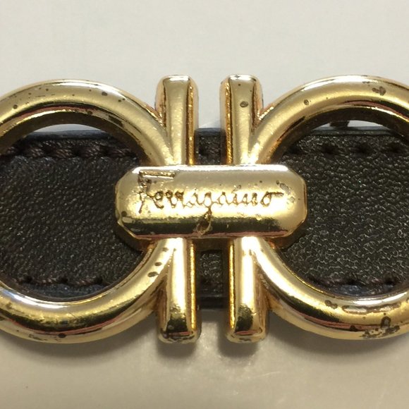 SALVATORE FERRAGAMO LEATHER BELT - Picture 2 of 6